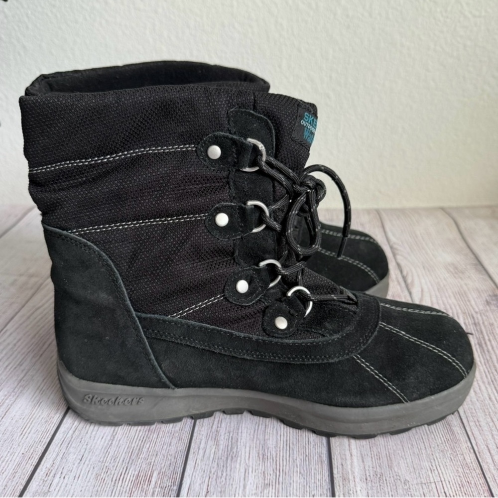 SKECHERS Black On The Go Waterproof Boots 8